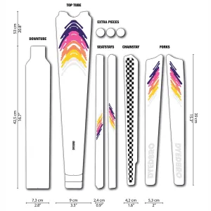 DYEDbro Gravel Frame Protection Kit - 80's