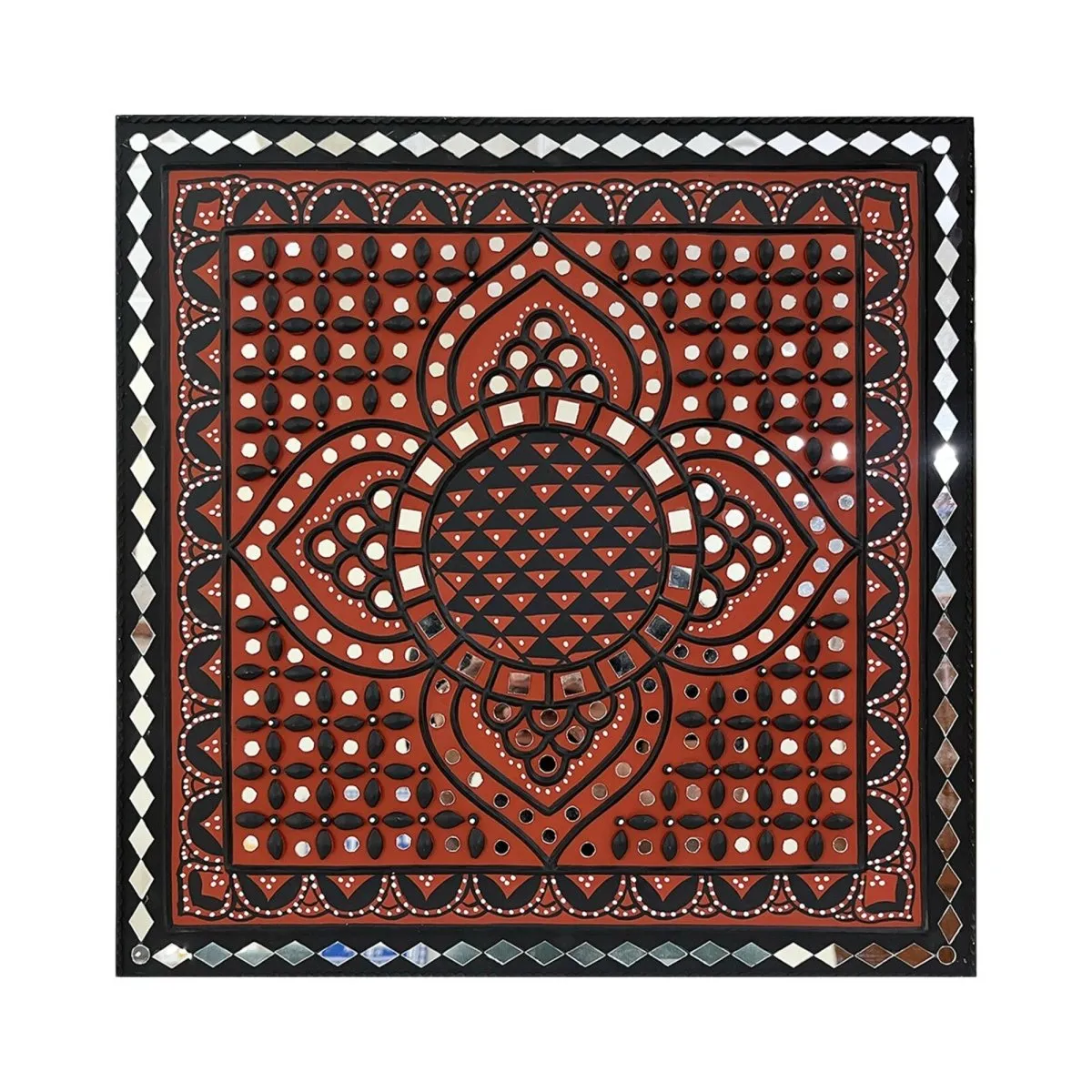 Earthen Sparkle Handmade Mud Art Wall Hanging