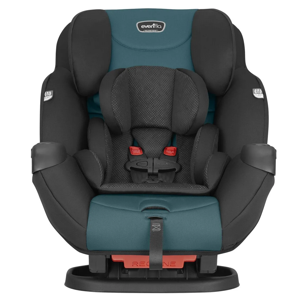 Evenflo Symphony Sport All-In-One Car Seat (Blue Horizon).