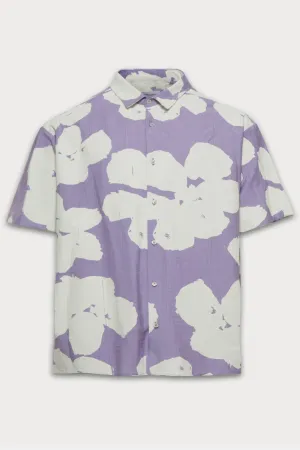 Family First Flower Shirt - Violet