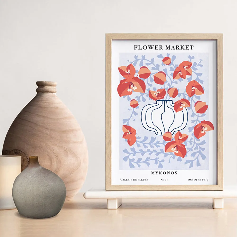 Flower Market | Mykonos - Art Print