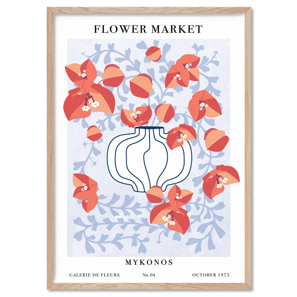 Flower Market | Mykonos - Art Print