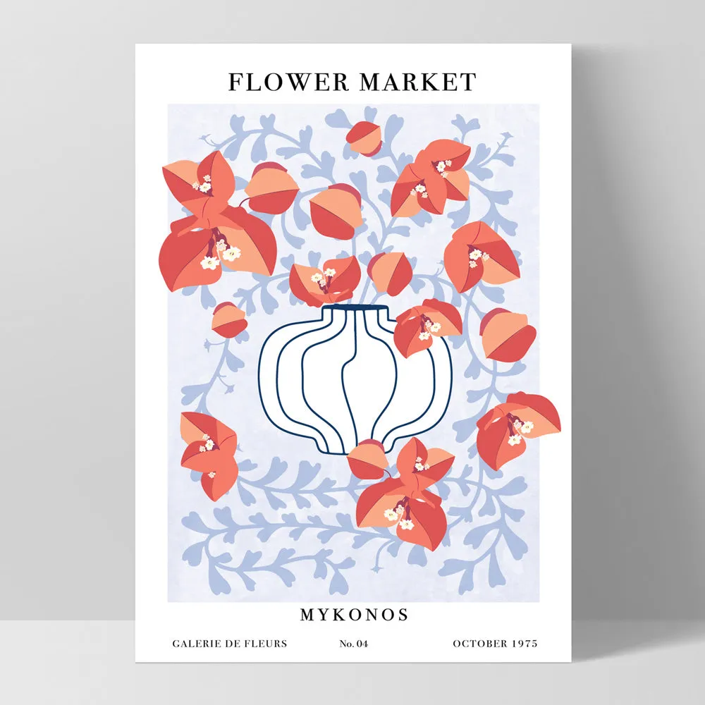 Flower Market | Mykonos - Art Print