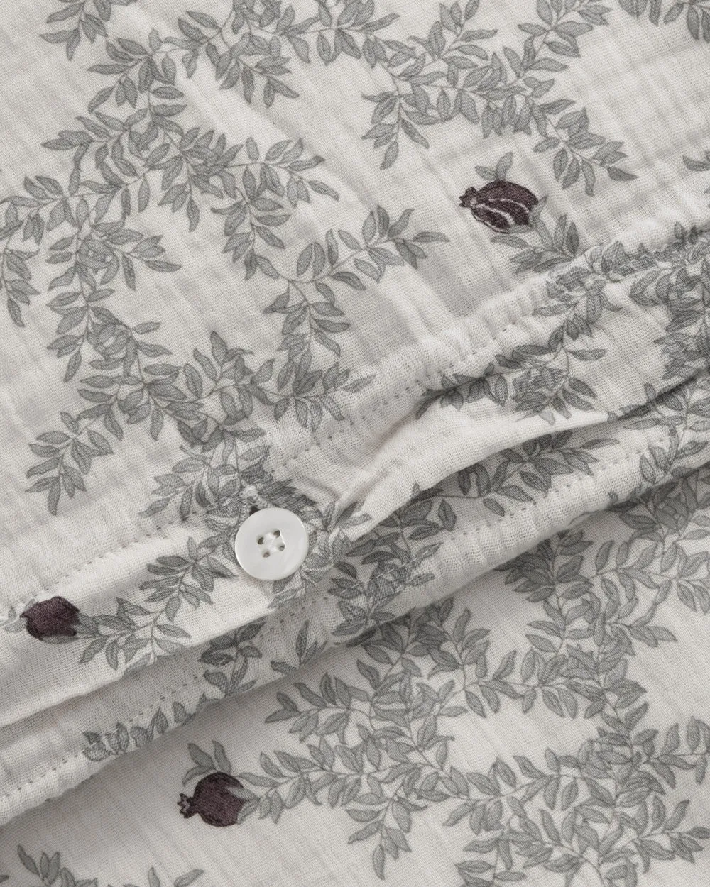 Garbo&Friends Pomegranate Muslin Duvet Cover Queen/King