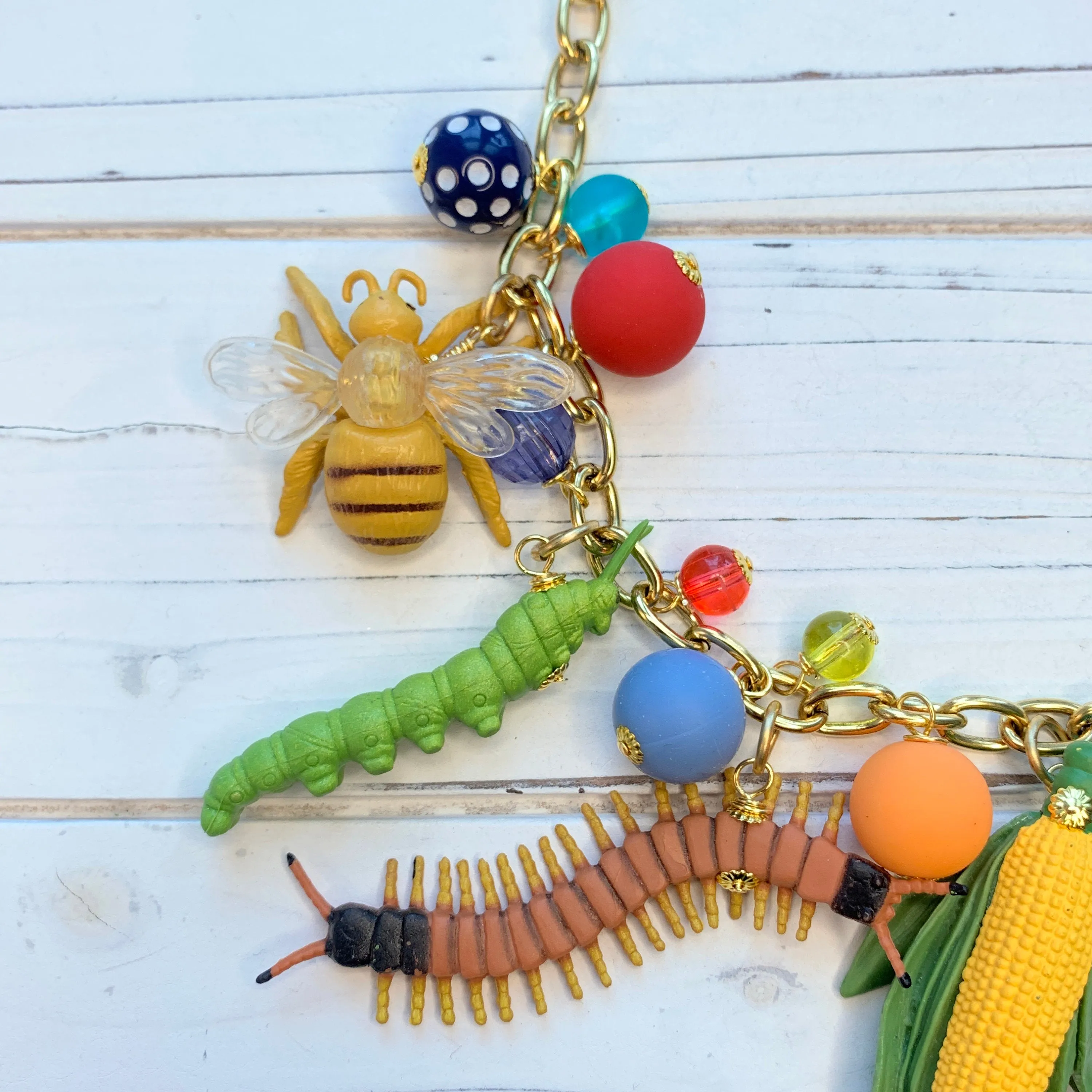 Garden Bugs Necklace