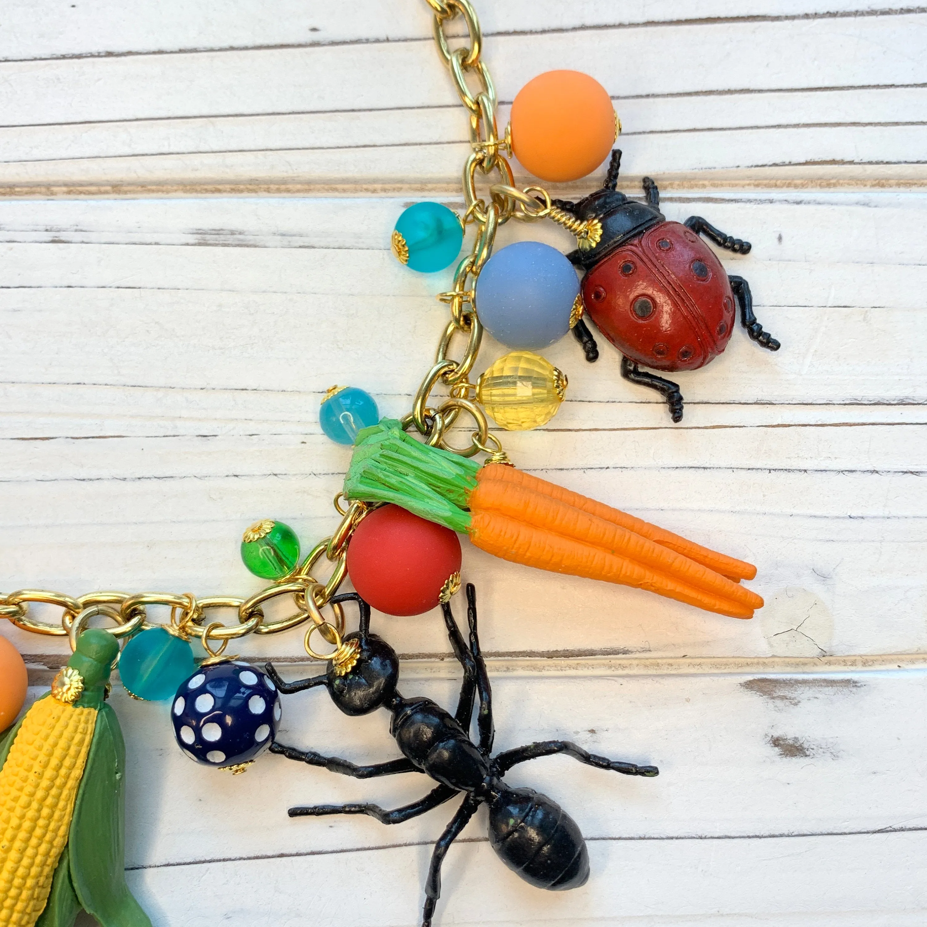 Garden Bugs Necklace