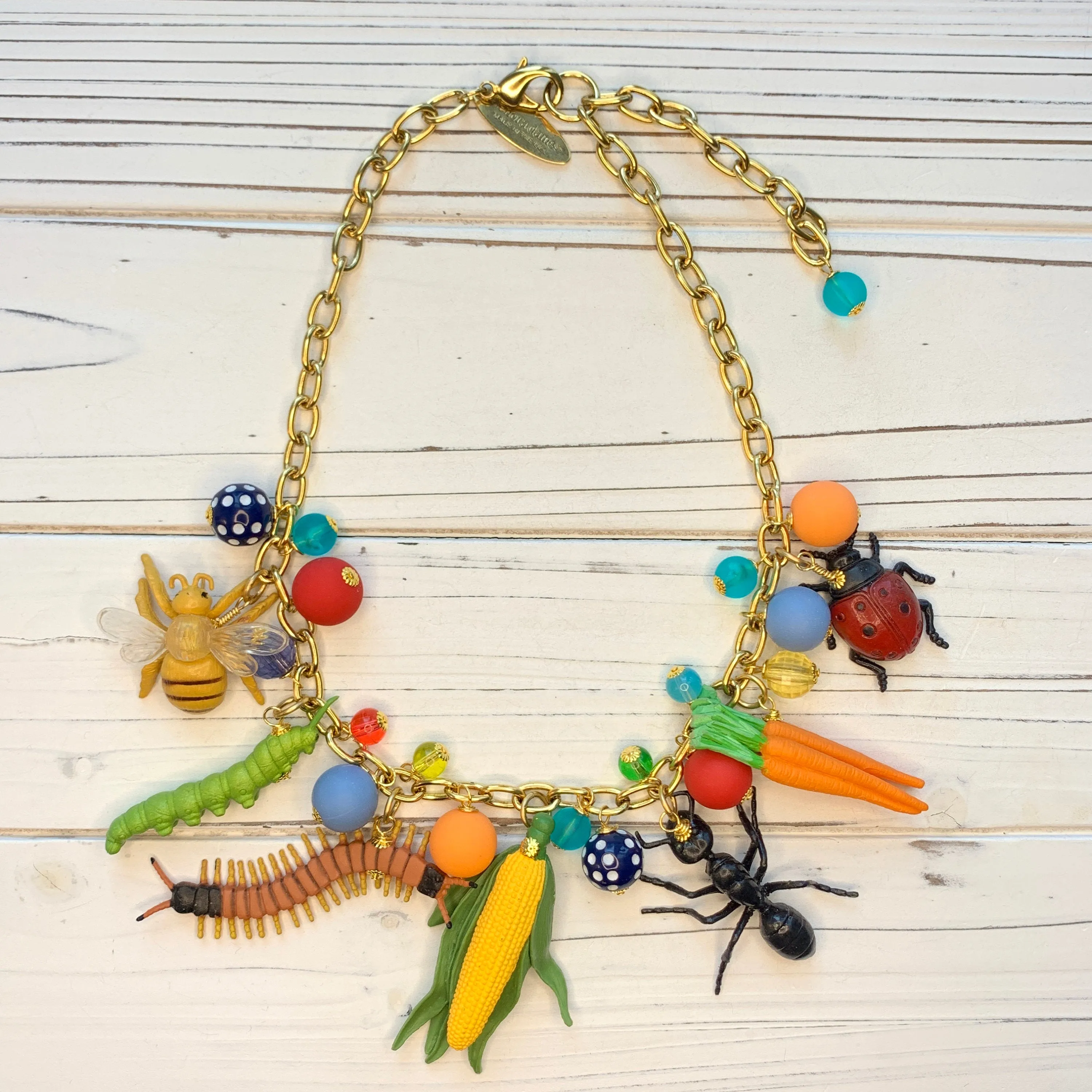 Garden Bugs Necklace