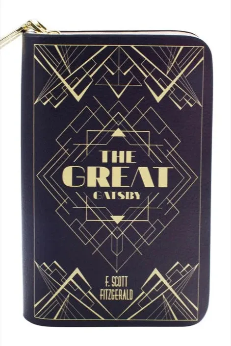 Great Gatsby Book Zip Around Wallet by Well Read Co.