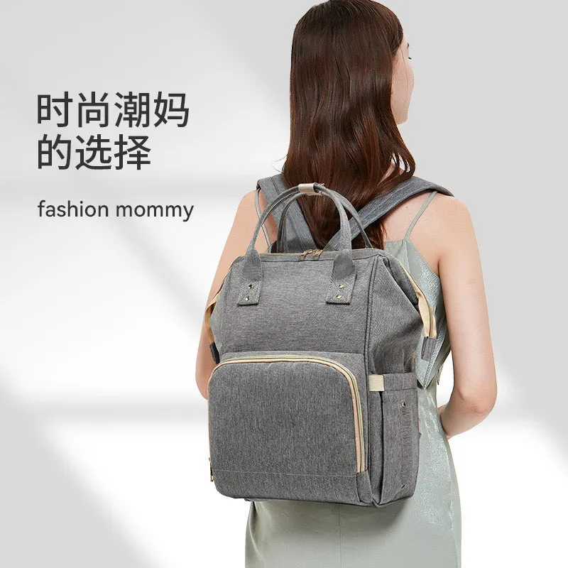 Grey Diaper Bag, Baby Nappy Changing Bag 4125