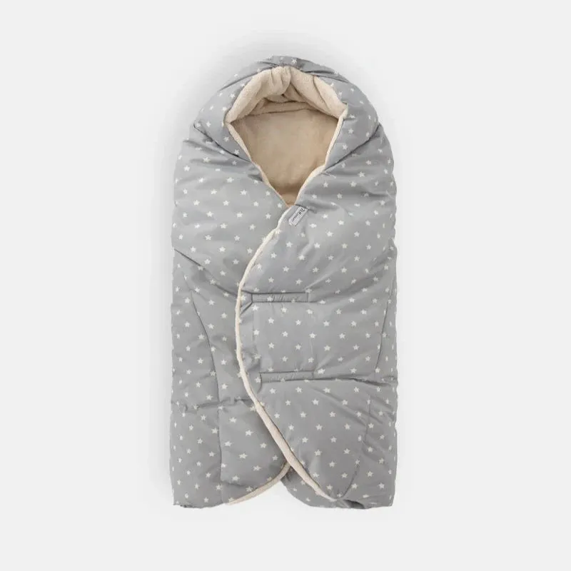 >7 A.M. Enfant Nido - Print Grey Stars