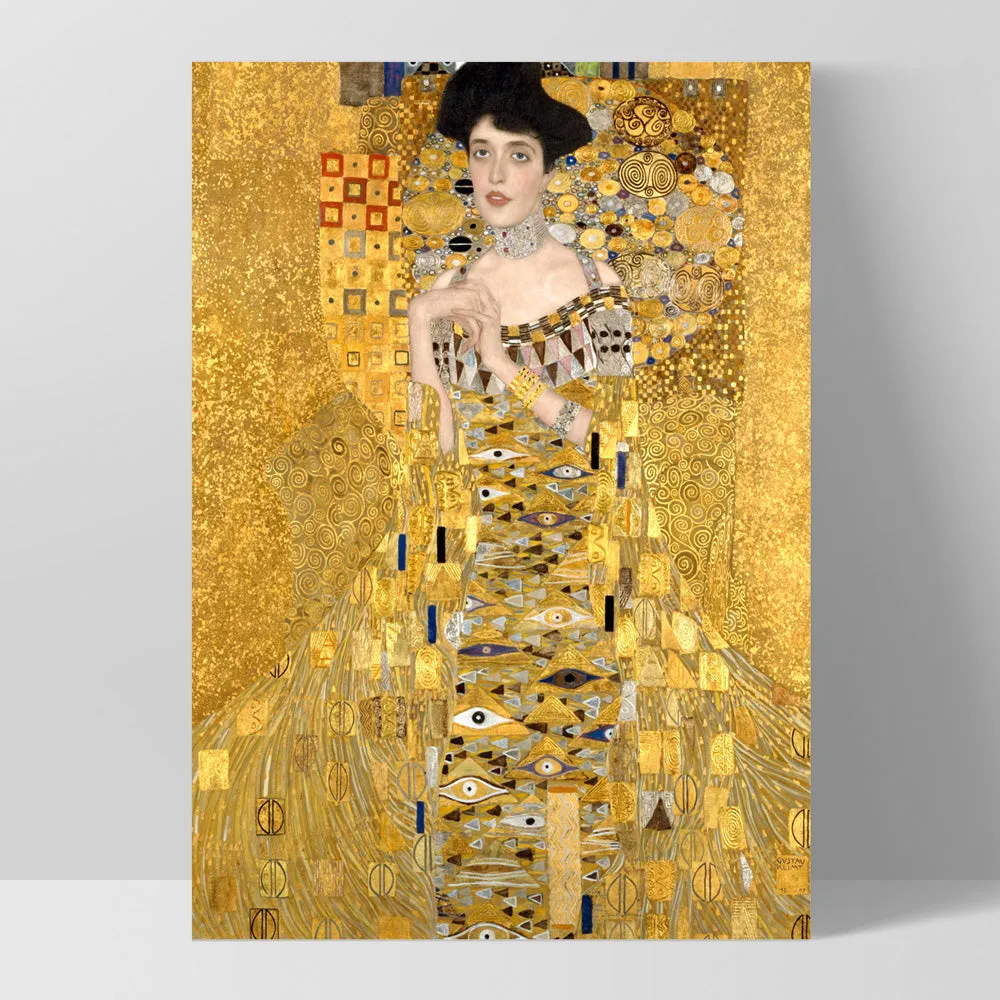 GUSTAV KLIMT | Portrait of Adele Bloch-Bauer I - Art Print