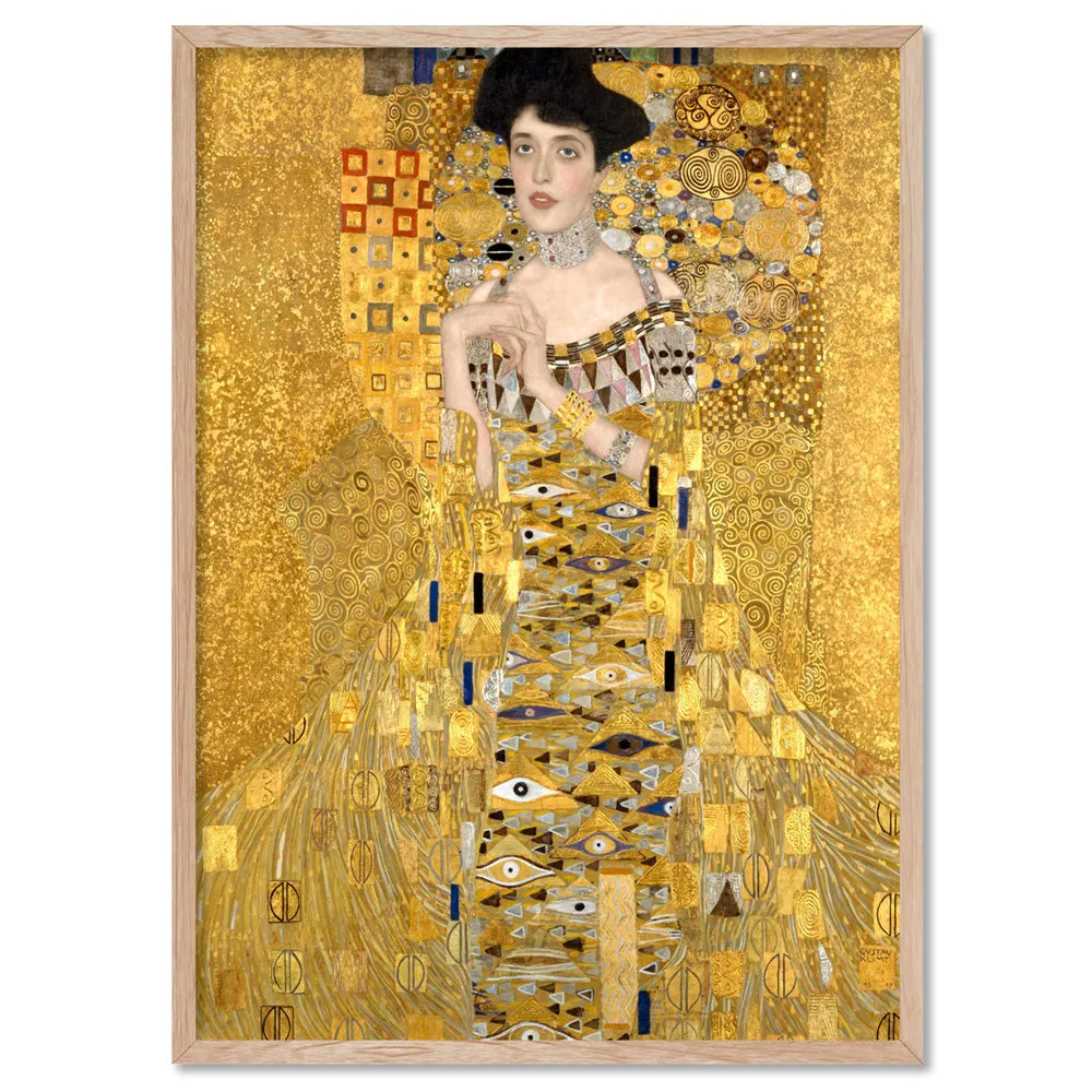 GUSTAV KLIMT | Portrait of Adele Bloch-Bauer I - Art Print