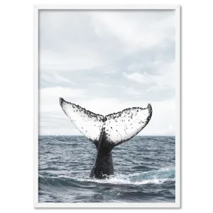 Humpback Whale Tail - Art Print