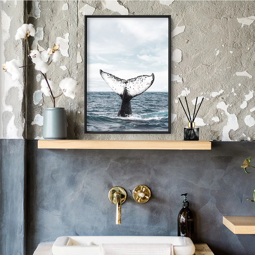 Humpback Whale Tail - Art Print