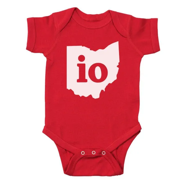 IO Ohio Couples Outfit Baby One Piece