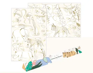 Jungle Coloring Posters - Set of 2