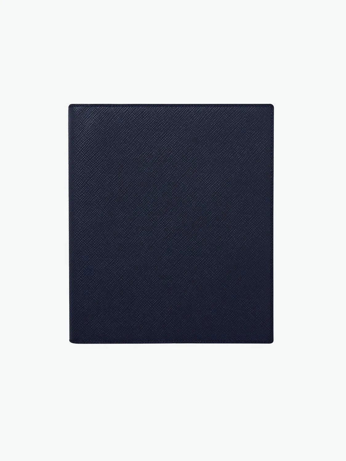 Leather A5 Writing Folder Navy