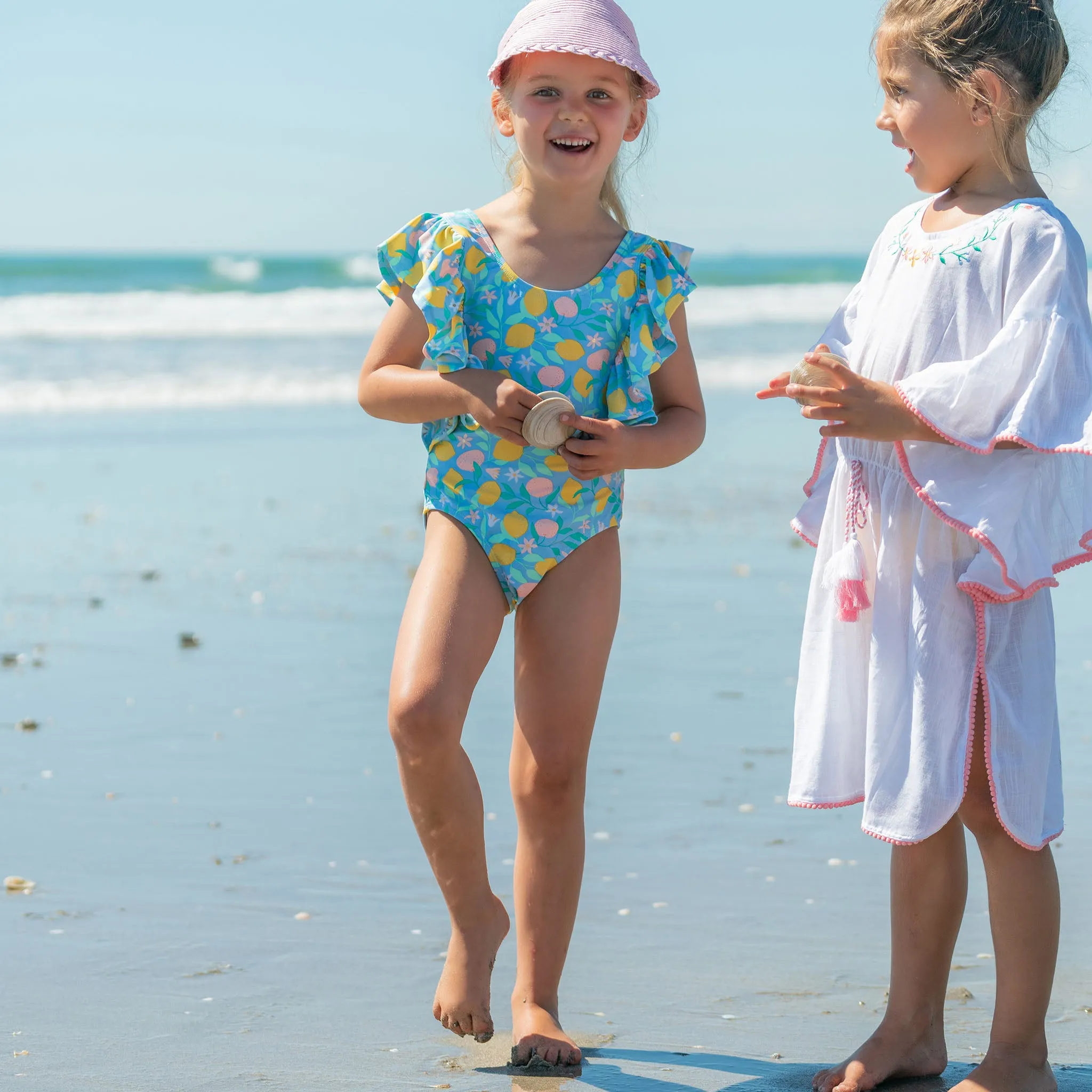 Lemon Drops Wide Frill Swimsuit