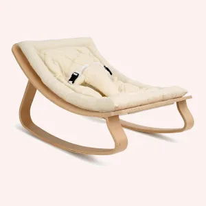 Levo Baby Rocker - Organic White