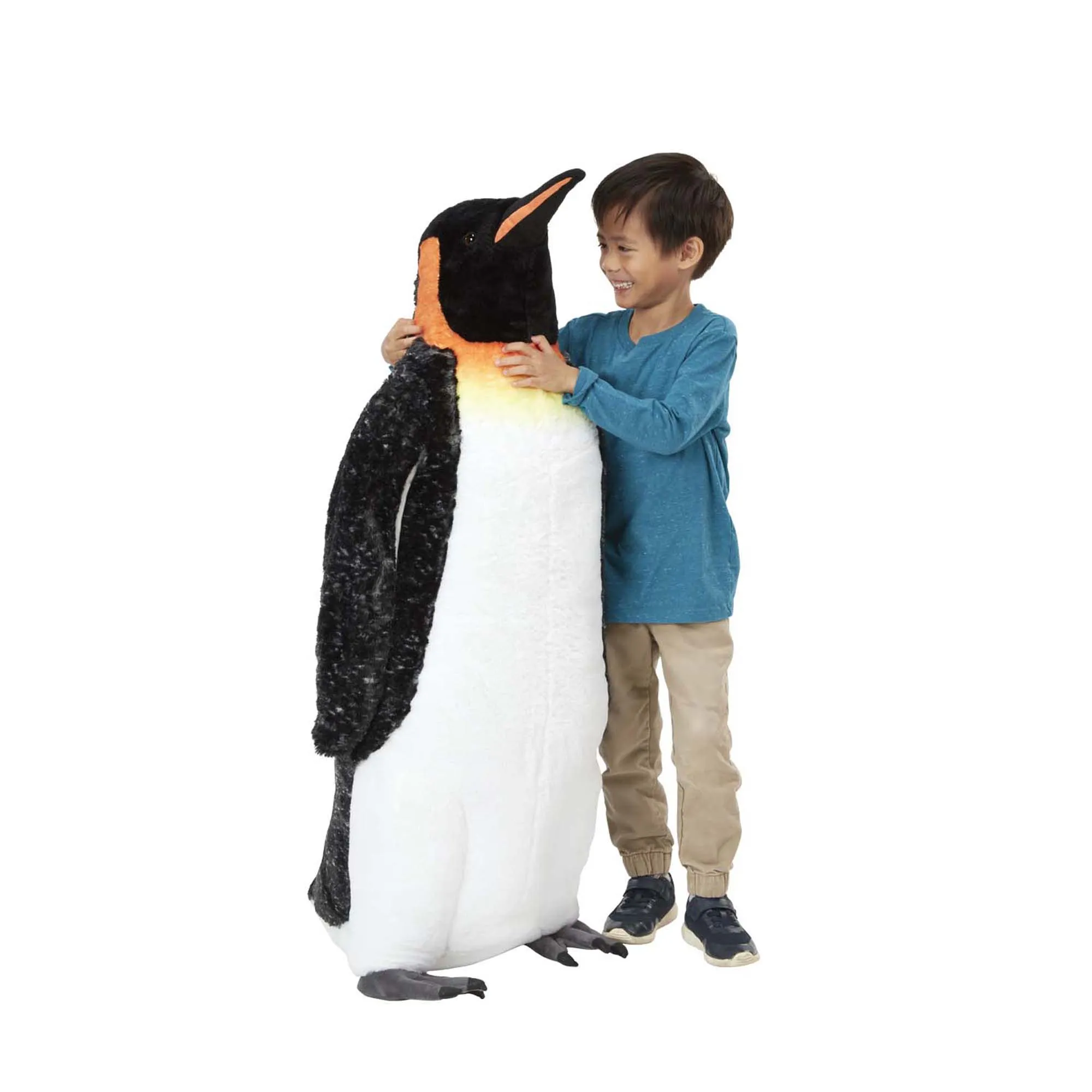 Lifelike Plush Emperor Penguin