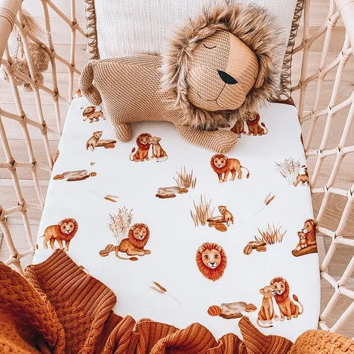 Lion | Bassinet Sheet / Change Pad Cover