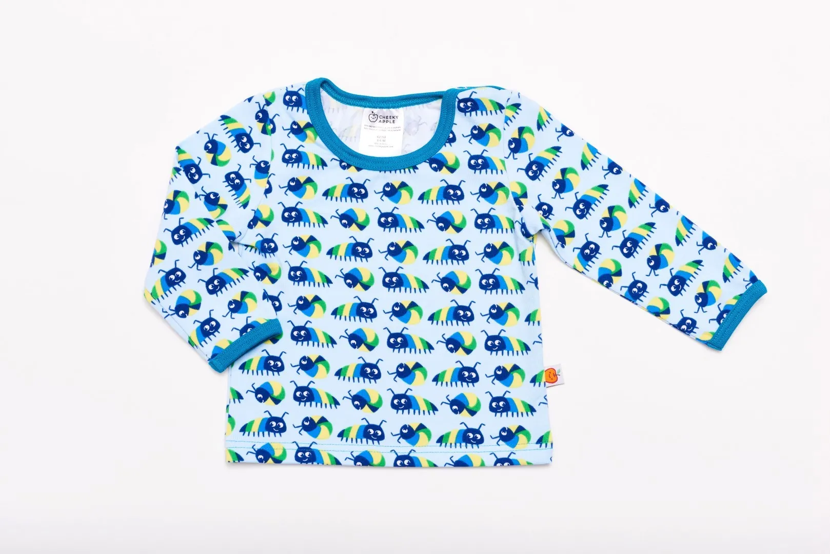 Long sleeve baby top "Little Munkelus"