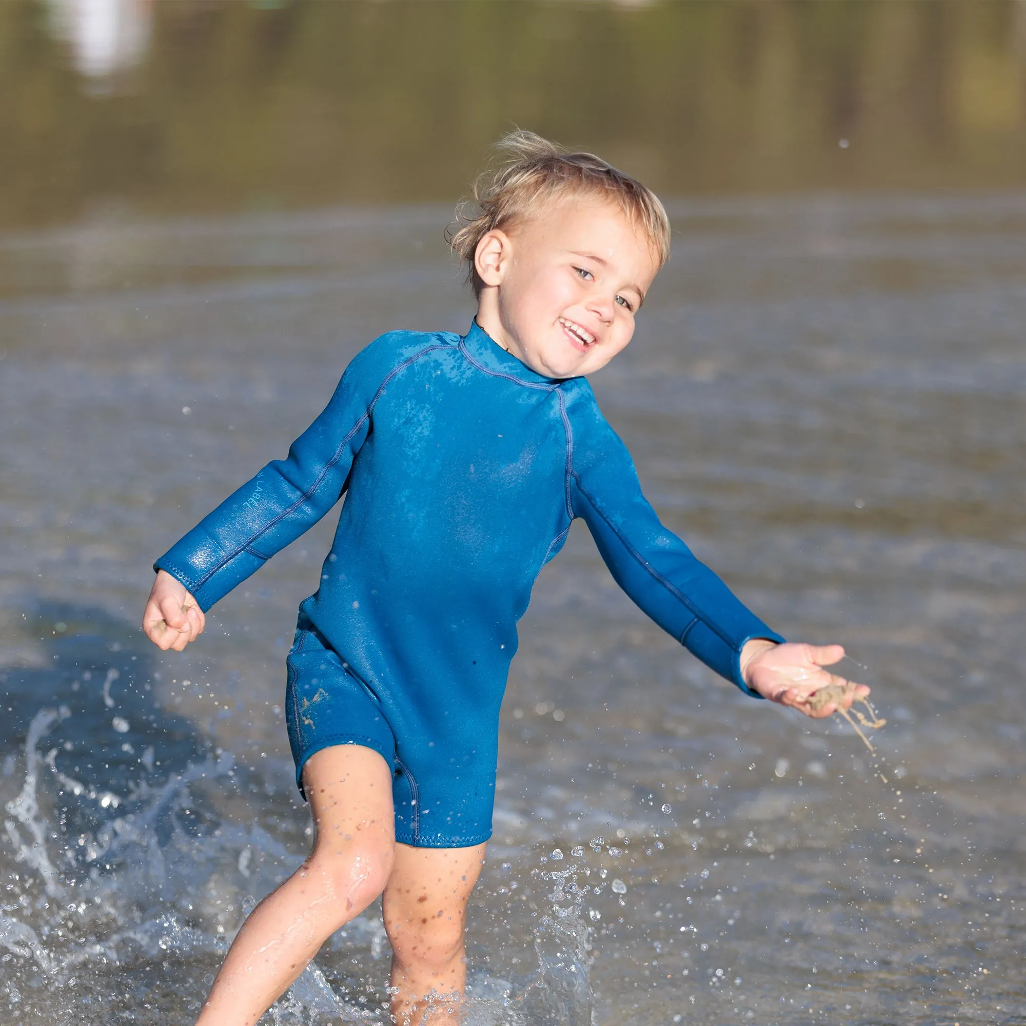 Long Sleeve Wetsuit - Marine Blue