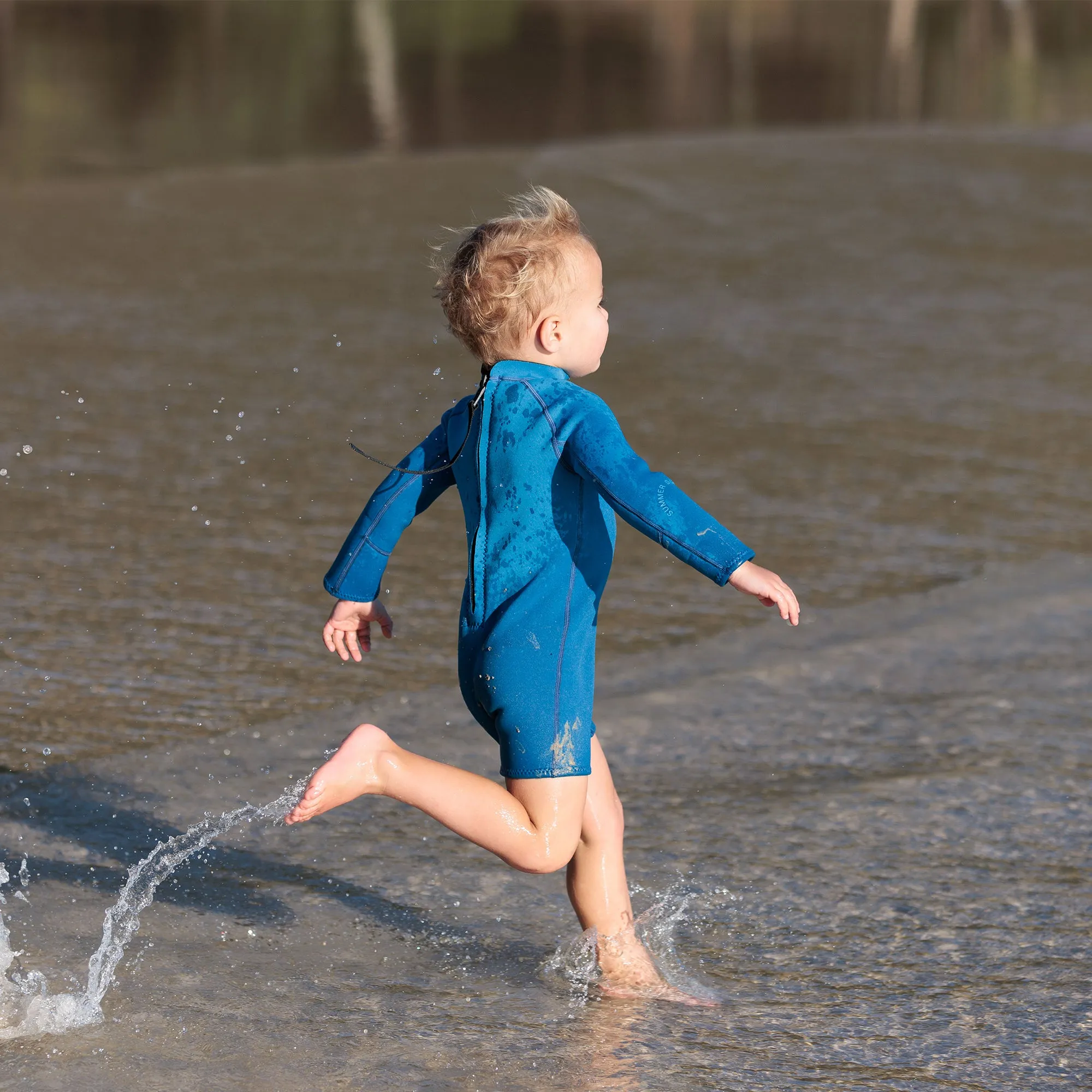 Long Sleeve Wetsuit - Marine Blue