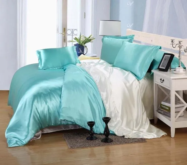 Luxury Satin Silk Bedding Duvet Cover Set