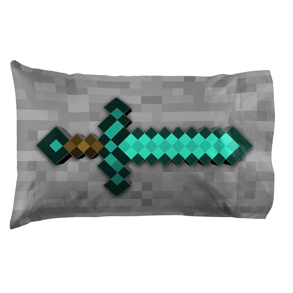 Minecraft Diamond Life 1 Pack Pillowcase