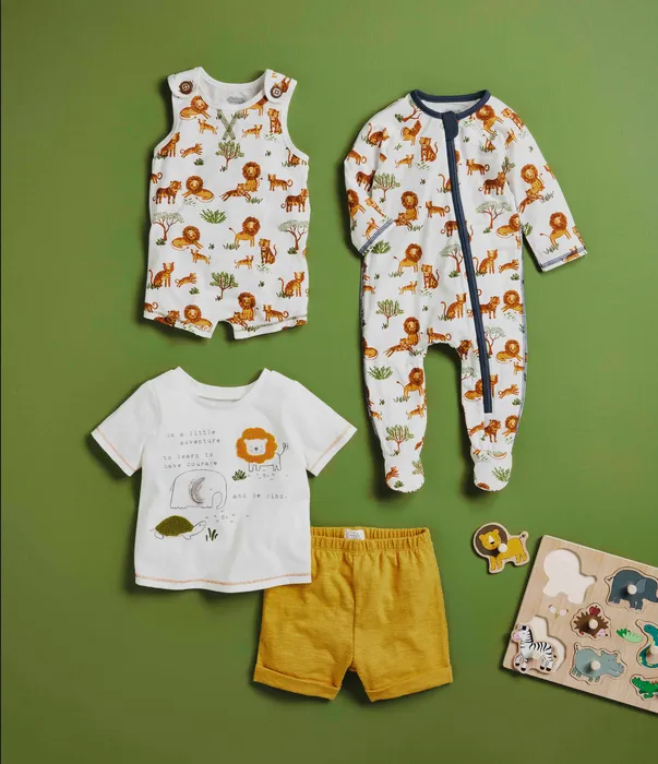 Mudpie Lions and Tigers Baby Sleeper