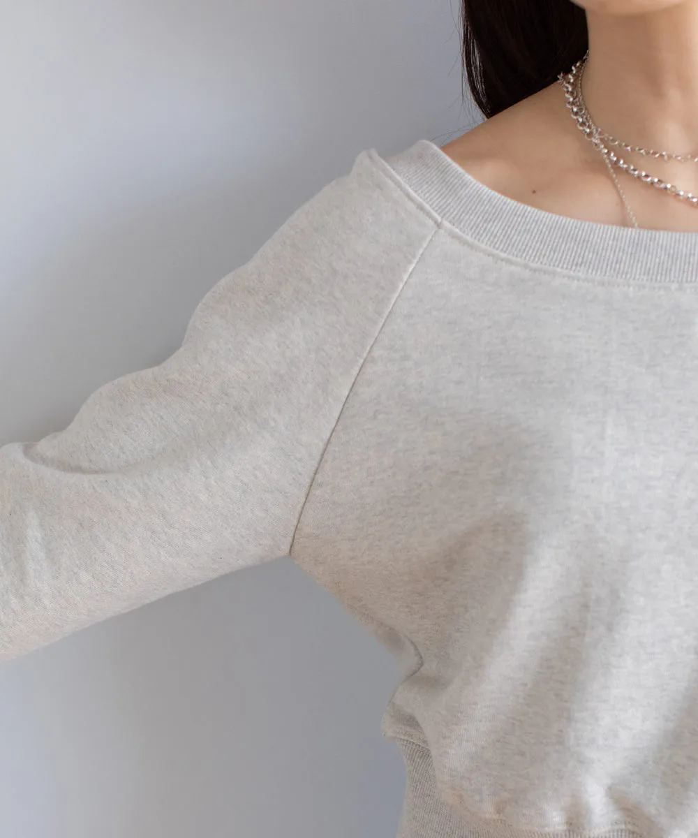 multiway shoulder sweat tops