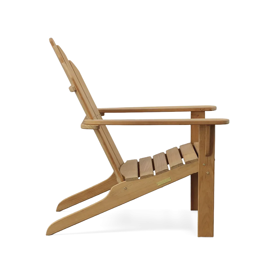 NATURAL TEAK ADIRONDACK CHAIR