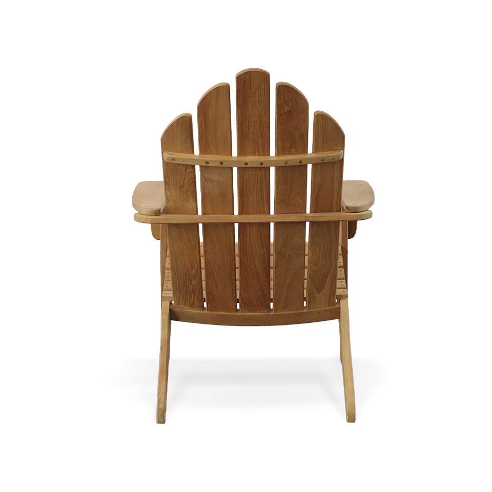 NATURAL TEAK ADIRONDACK CHAIR