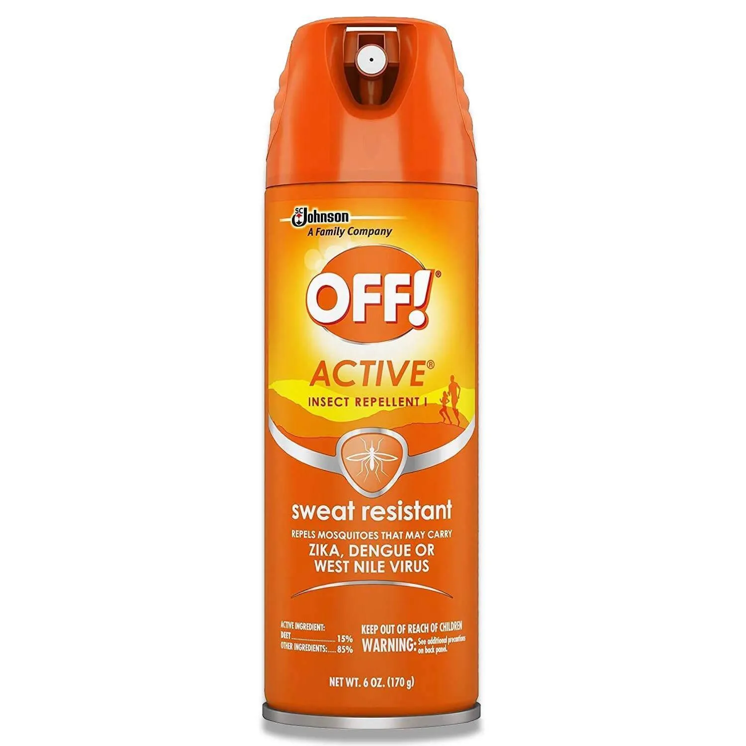 OFF! - Active Insect Repellent, Sweat Resistant - 6 Oz - 12 Pack