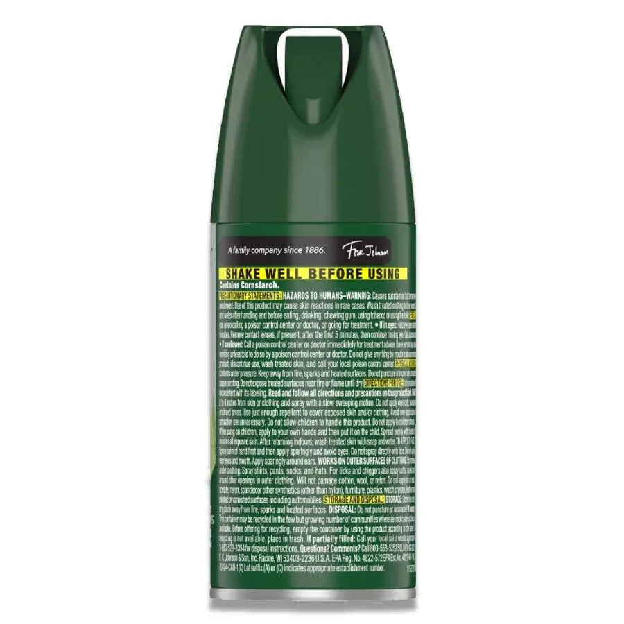 OFF! - Deep Woods Insect Repellent Aerosol, Dry Bug Spray - 2.5 Oz - 12 Pack