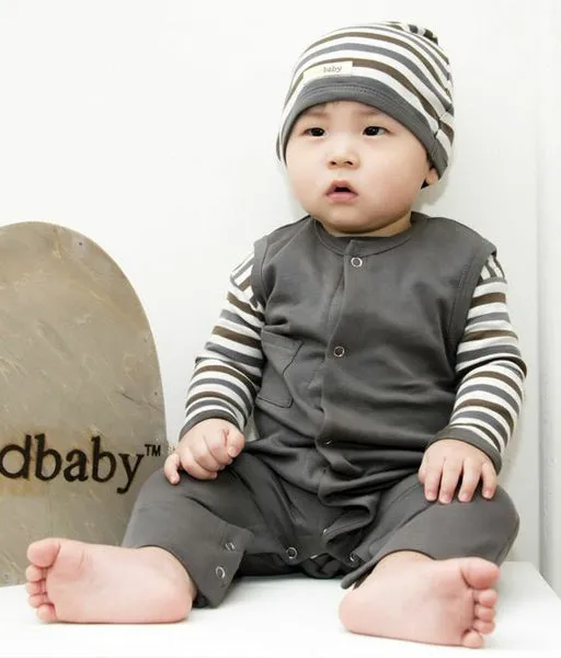 Organic Gloved Long-Sleeve Bodysuit