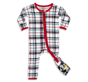 Original Holiday Plaid Bamboo Convertible Footie