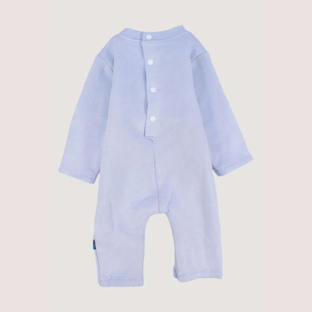 "Hello, I'm New Here" Long-Sleeved Footless Onesie