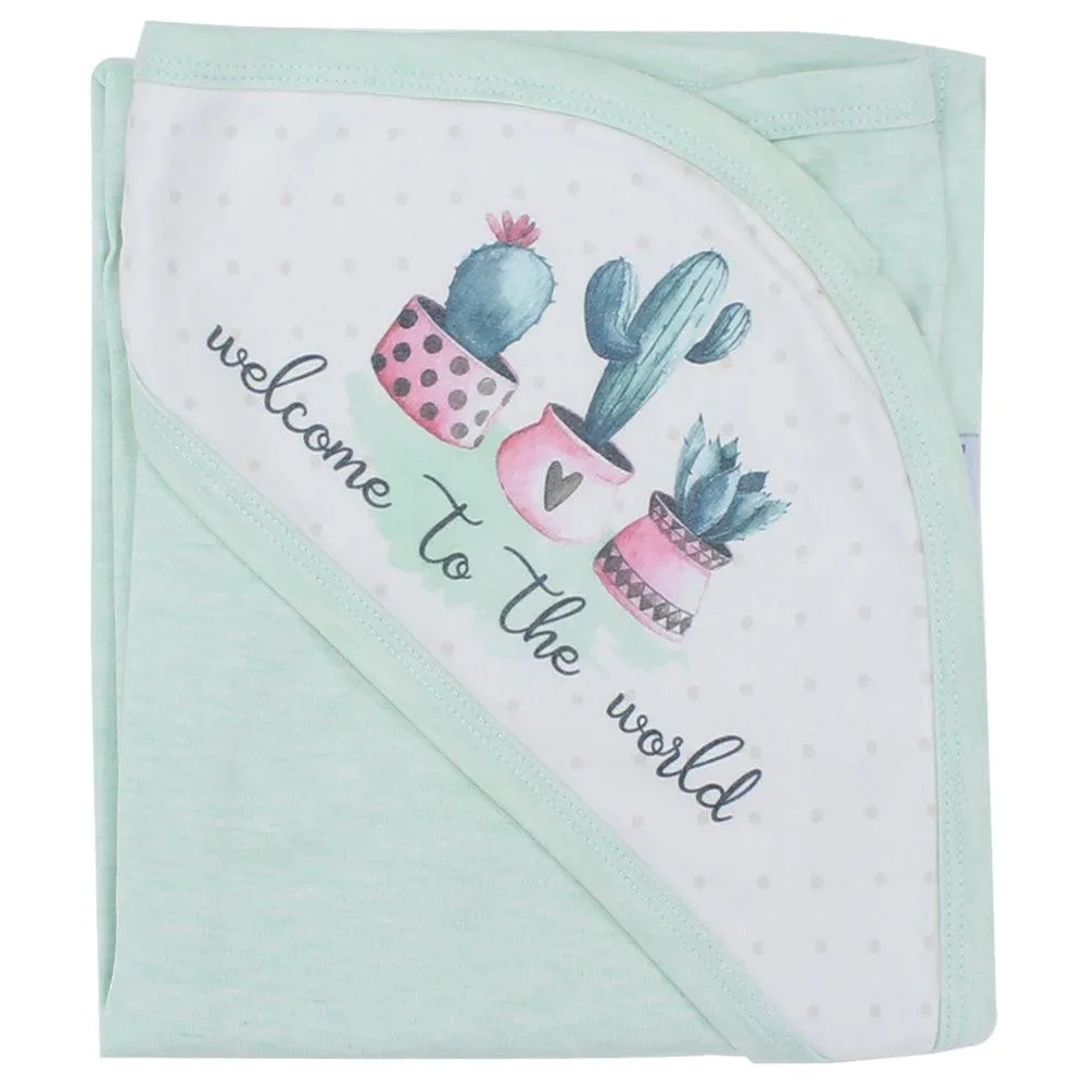 "Welcome To The World" Baby Blanket