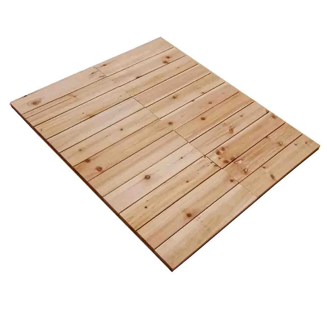 Redwood Lodge Playhouse Floor - No Tools Required