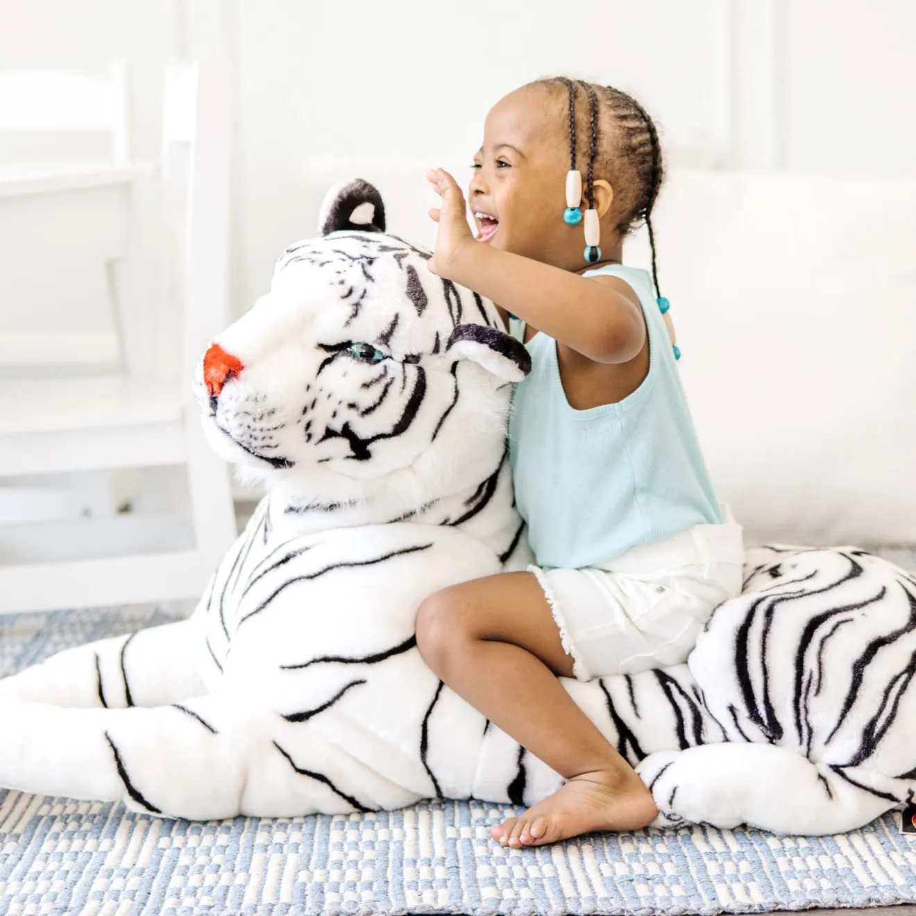 White Tiger Giant Stuffed Animal