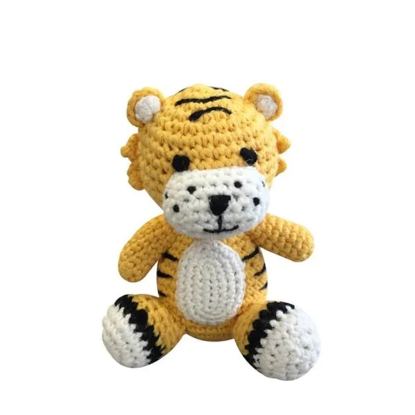 Zubels Knit Rattle - Tiger